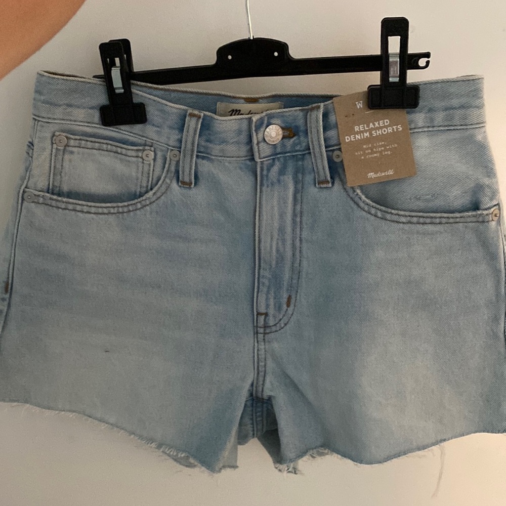 Madewell relaxed denim shorts 25